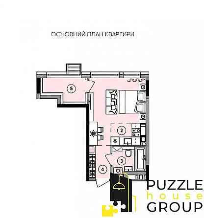 ЄОСЕЛЯ! Продаж 1к кв площею 31 м2 у ЖК Lucky Land, Берковецька 6 Киев