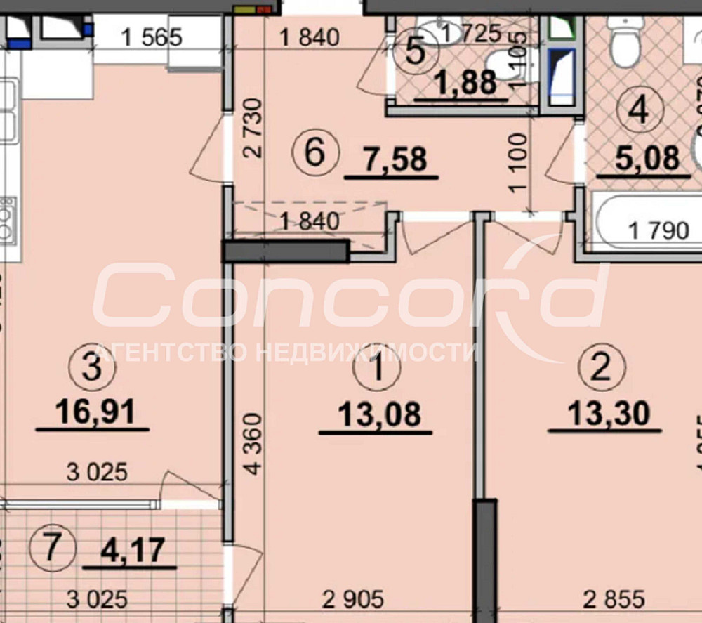 "єОселя". ЖК "SEVEN". Продаж 2к Дніпровська набережна, 20-А Киев - изображение 6
