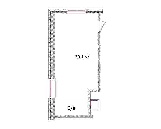 ул. Литературная. Квартира-студия 30 м2. с видом на море. Одесса