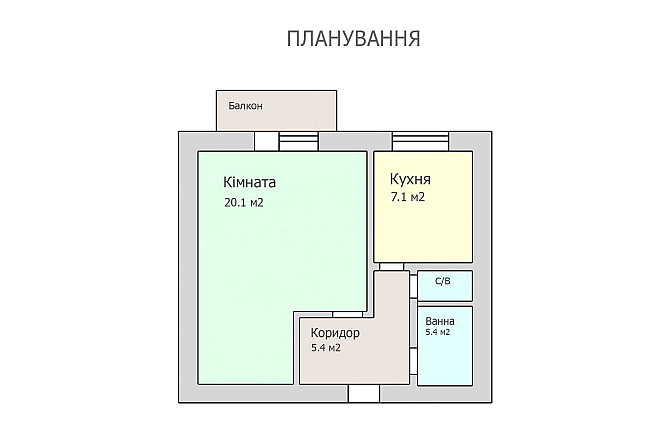 1к квартира на Юності, меблі залишаються, 5й поверх Вінниця - зображення 2