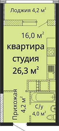 Продам студию в  ЖК «Скай Сити». Варненская ул. Дом сдан. Одеса - зображення 3