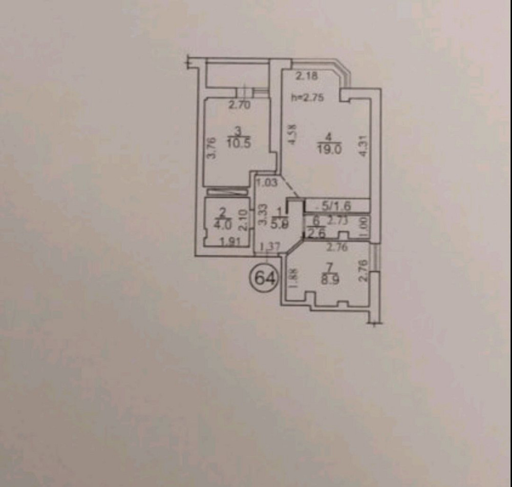 2 - х комнатная квартира 5 -я станция Фонтана Одесса - изображение 1