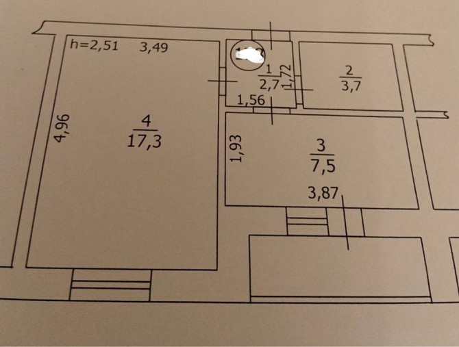 Продам 1 кімнатну квартиру початок вул.Головатого Бориспіль - зображення 6