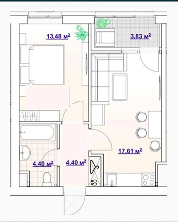 Продам 1 к.кв. новый дом ЖК Барвы, Подстанция, Запорожское шоссе Днепр - изображение 5