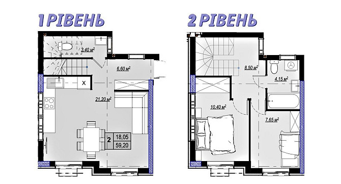 Продаж дворівневої квартири від забудовника в Чабанах Чабаны - изображение 2