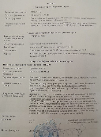 Срочно Продам квартиру 1к. 51м2 новыстрой Еспланада Суми - зображення 4