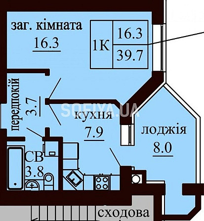 Продам 1-к каартиру Жк София -Клубный Вишневе - зображення 3