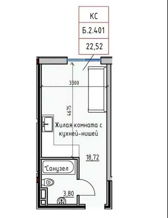 1-ком. квартира в ЖК Пространство на Радостной Одеса - зображення 8