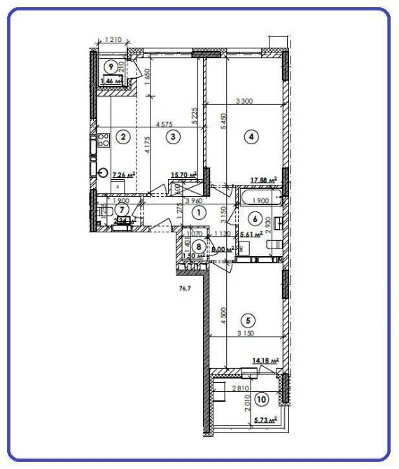 Апарт Комплекс Пуща Водиця. Квітки Цісик 32. 3К - 77м. Видова. Київ - зображення 4