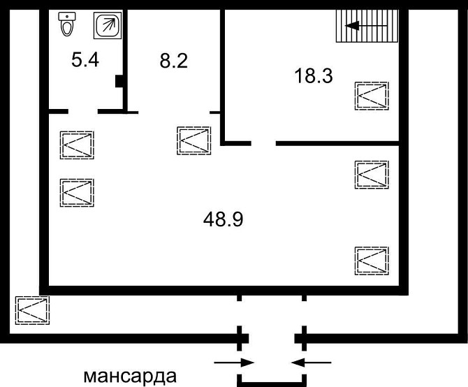 Продаж 2-х рівневої квартири в центрі Києва 5 кімн. Тургенєвська, 74. Киев - изображение 3