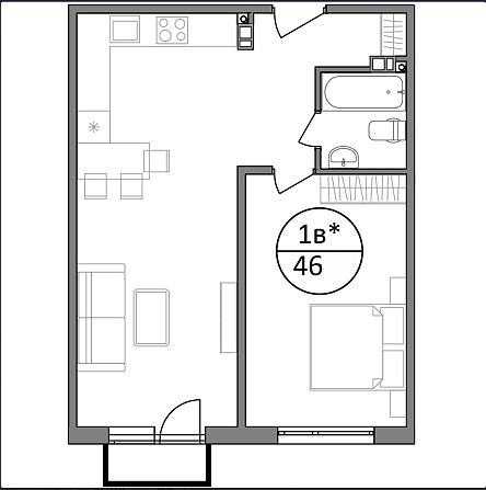 Продаж 1-кім. кв.артири 46.2 кв.м. ремонтом, ЖК"Парк Сайд"(Сокільники) Сокільники - зображення 3