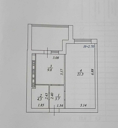 Продам квартира 49 кв.м Власник Вишневое - изображение 1