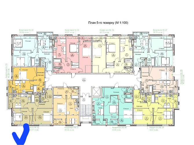 Продаж 2 кімнатна квартира 59,2 м.кв. Дубляни власник. Дубляны (Самборский р-н) - изображение 4