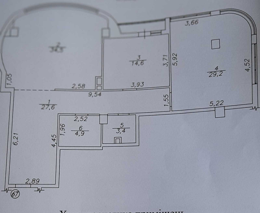 3 комн. квартир. ЖК Альтаир 1- 114 м возможность реализовать свои идеи Одесса - изображение 7