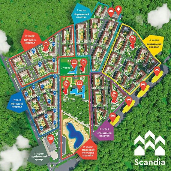 2к квартира в ЖК Scandia 50 кв.м без комісії Бровари - зображення 5