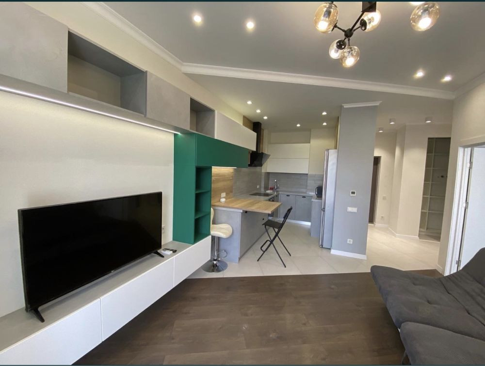 Однокомнатная квартира в ЖК Гринвуд !боковой вид моря! Одесса - изображение 3