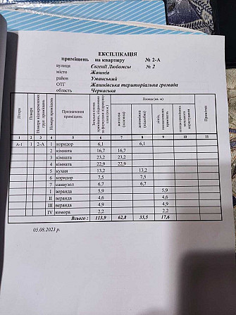 Продається квартира  120 кв м. м. Жашків Жашків - зображення 2