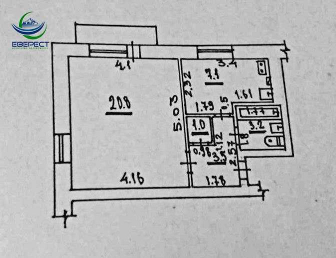 Продаж 1-но кімнатної квартири в р-ні РЦ "Промінь"! Луцк - изображение 5