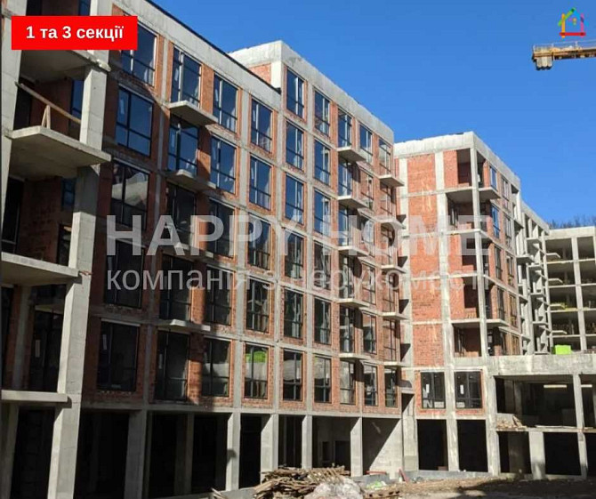 Продаж 1 кім. квартири 41 м2, 5 пов., здача 1 кв. 2025 р., Брюховичі Брюховичи - изображение 5