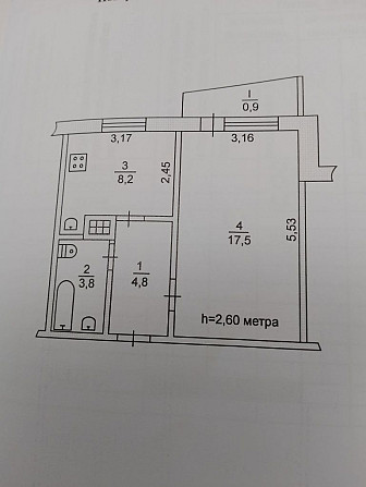 Продаж 1 кімнатної квартири Кривий Ріг - зображення 5