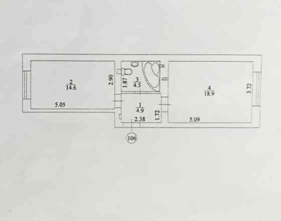 Квартира з ремонтом 43 м², мінімальне оформлення на Давидчука Ірпінь Ірпінь