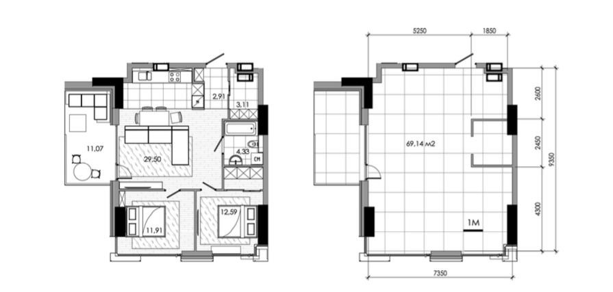 БЕЗ% квартира+ паркинг в ЖК Mayak / ЖК Маяк Дніпро - зображення 3