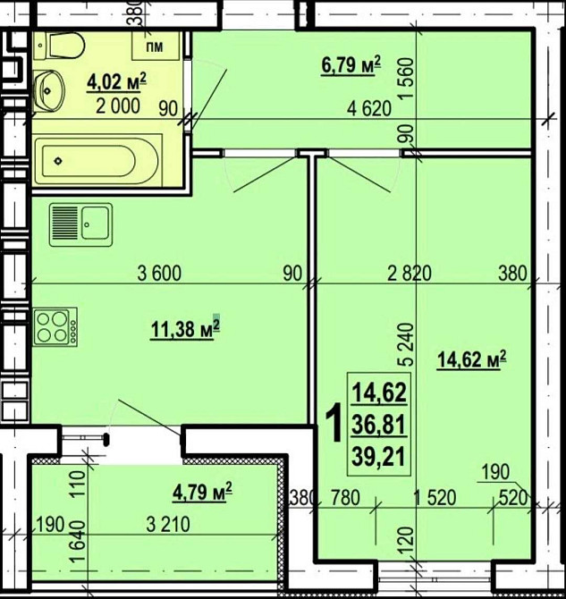 Ниже цены нет. ЖК Валентиновская S=39, 12ый дом. Харьков - изображение 3
