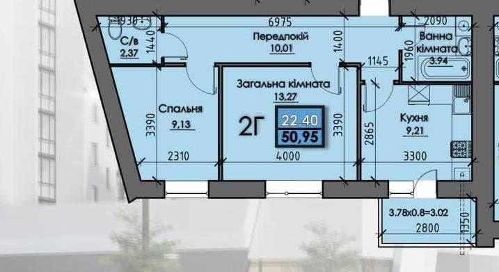 Срочно продам 2х комнатную квартиру Сумы ул.Интер 41 В, новая. Сумы - изображение 1