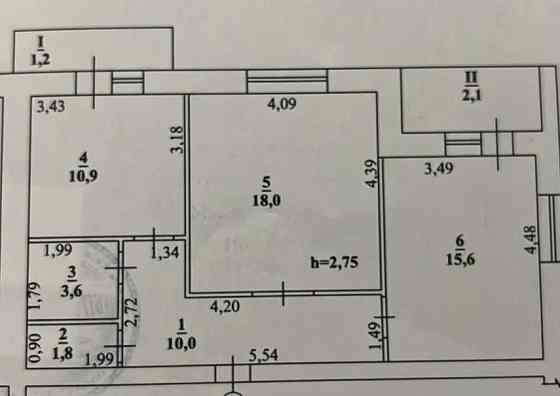 Продам 2-у квартиру,60 кв.м.,с.Юрівка,10 км.,від Києва Юровка (Сумская обл.)