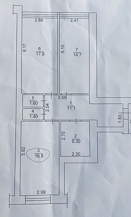 Трикімнатна в центрі Ірпінь ЖК Фаворит 70 м2 краща ціна Ирпень - изображение 4