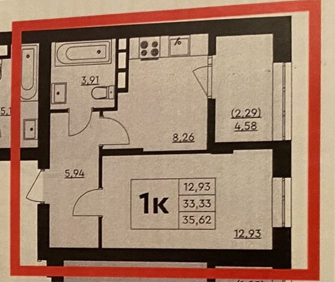 Однокімнатна квартира ЖК Скандія 1-к 35,62 м² . Власник. Скандия. Бровари - зображення 2