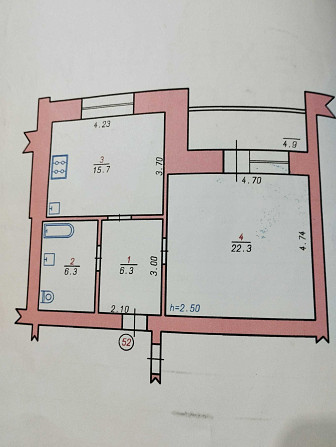 Продам однокімнатну квартиру новобудова на пр-т Миру (біля костелу) Хмельницький - зображення 4