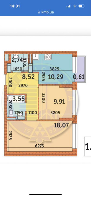 Власник 2-к квартира 53.7 Twin house Киев - изображение 1