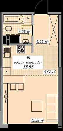Однокомнатная квартіра в Атмосфере 33500 Одеса