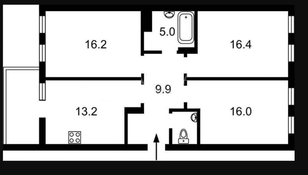 Продаю власну 3-х кімнатну квартиру ЖК Нивки парк 100 метрів від метро Киев - изображение 2