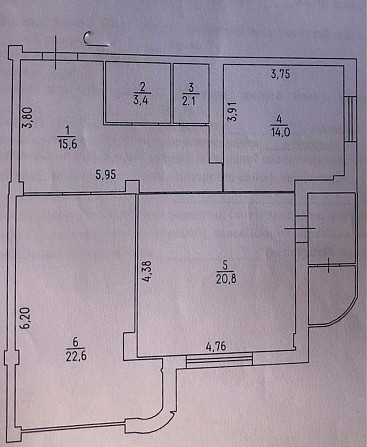 Продаж 2к.кв в центрі по вул. Дашкевича 3! Черкассы - изображение 2