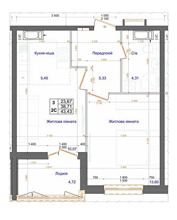 Продам квартиру ЖК Атлант Коцюбинское - изображение 2