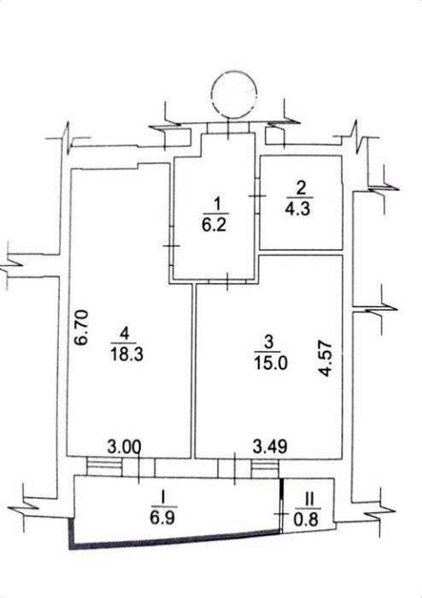 1 комнатная квартира Лесной квартал Бровары - изображение 2