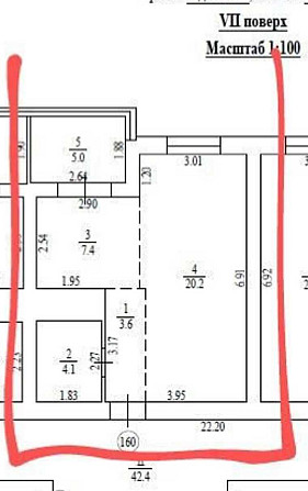 Продам 1 ком квартира в Ривьера  Сити  в сданном доме Фонтанка - зображення 2