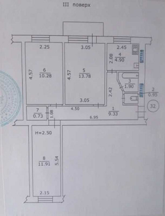 Продаж 3 кім квартири Центр Кременчук - зображення 1