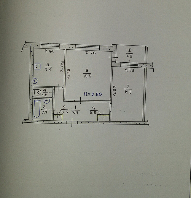 Сдам квартиру СевГОК, Даманский, на длительный срок Кривой Рог - изображение 1