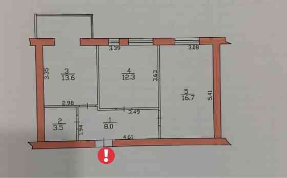 Продаж 2-х кім квартири Центр Тернополь