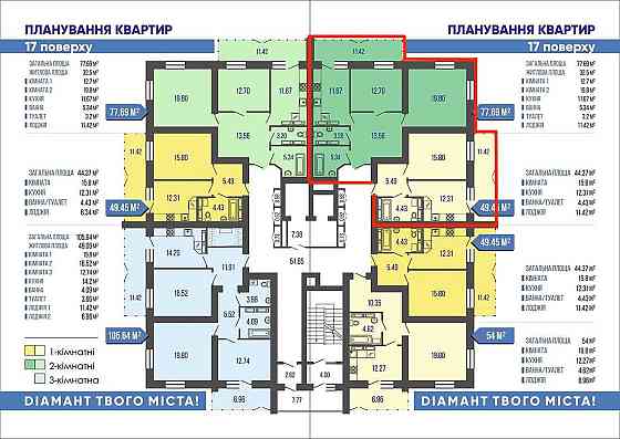 Продам 1-но кімнатну квартиру в центрі Черкас Черкаси