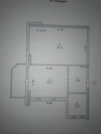 1к/квартира 52м/кв. Торг Черноморск - изображение 6