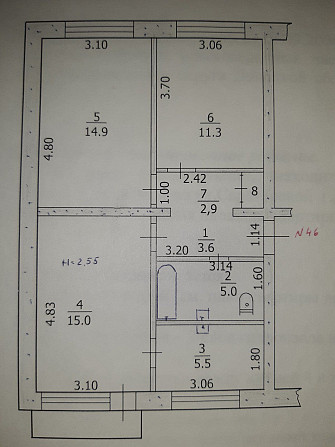 Продам 3х комнатную квартиру в городе Доброполье, ул. Саратовская Добропілля - зображення 1