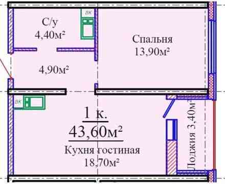 1-комнатная квартира в ЖК «Альтаир-3»/Будова/Таирова Одеса