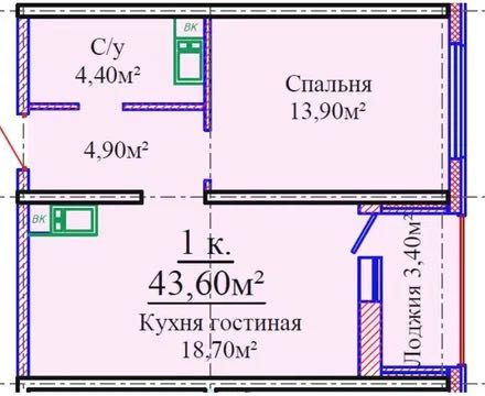 1-комнатная квартира в ЖК «Альтаир-3»/Будова/Таирова Одесса - изображение 2