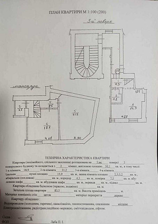 Продаж 3 кім квартири у центрі Львова вул. Стефаника Львів - зображення 3