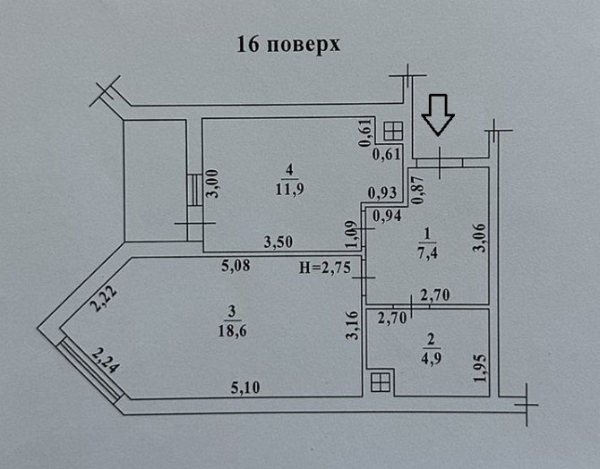 Продам квартиру  в жк Радужный , цена с парковкой Лиманка - изображение 5