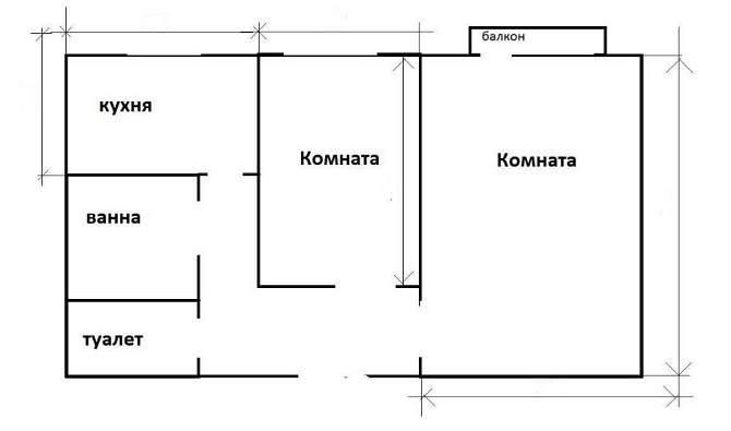 Квартира, 2к. Лохвиця, центр. Лохвиця - зображення 1